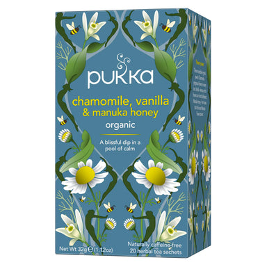 Pukka Chamomile Vanilla & Manuka Honey Tea 20 Bags