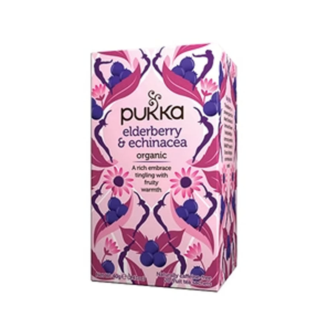 Pukka Elderberry & Echinacea Tea 20 Bags