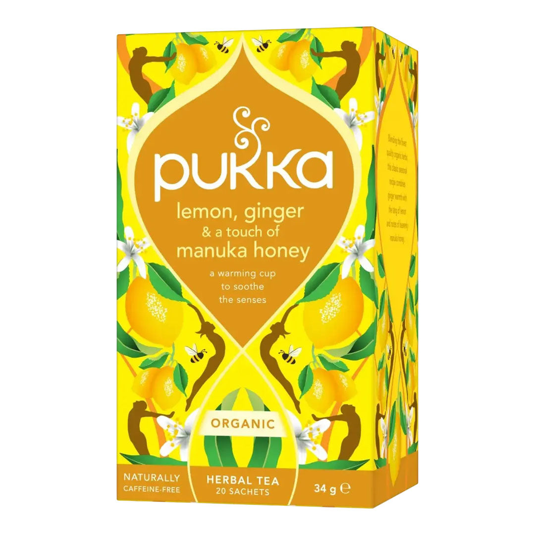 Pukka Lemon Ginger Manuka Tea 20 Bags