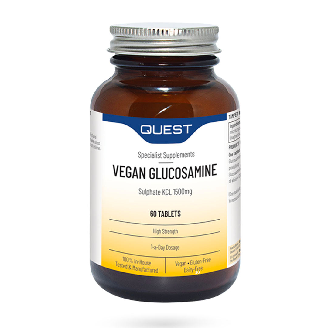 Quest Vegan Glucosamine 1500mg 60 Tablets