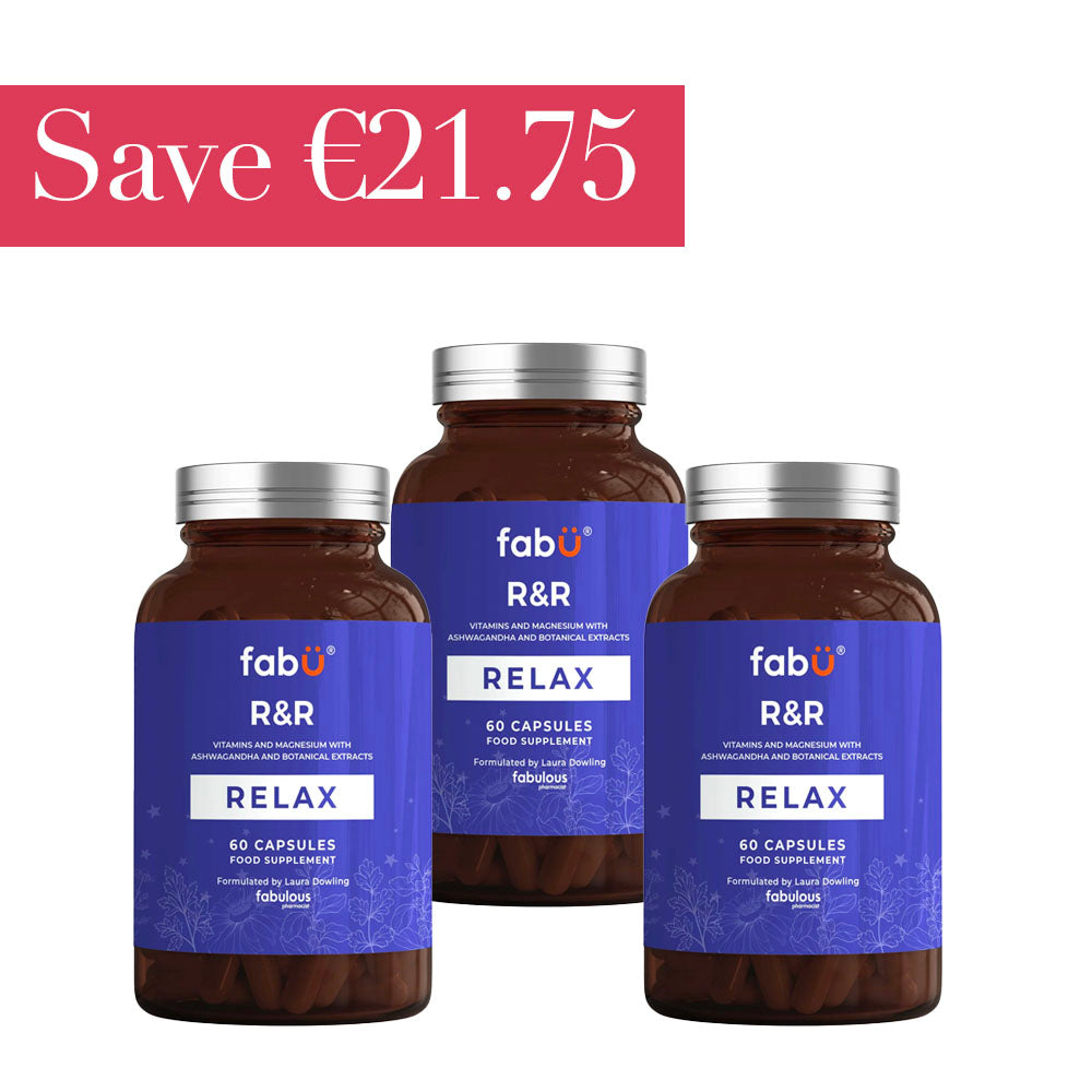 fabÜ R&R Relax 60 Capsules x 3 Month Bundle - Save €21.75