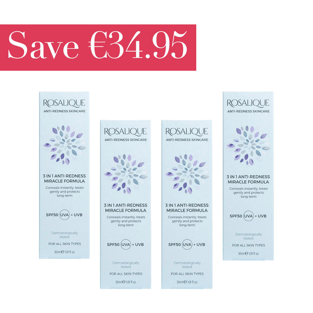 Rosalique 3-in-1 SPF 50 30ml x4 Tubes - Save €34.95!