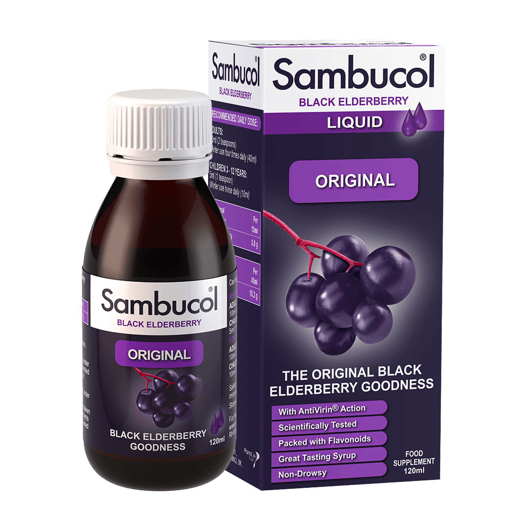 Sambucol Black Elderberry Liquid Original 120ml