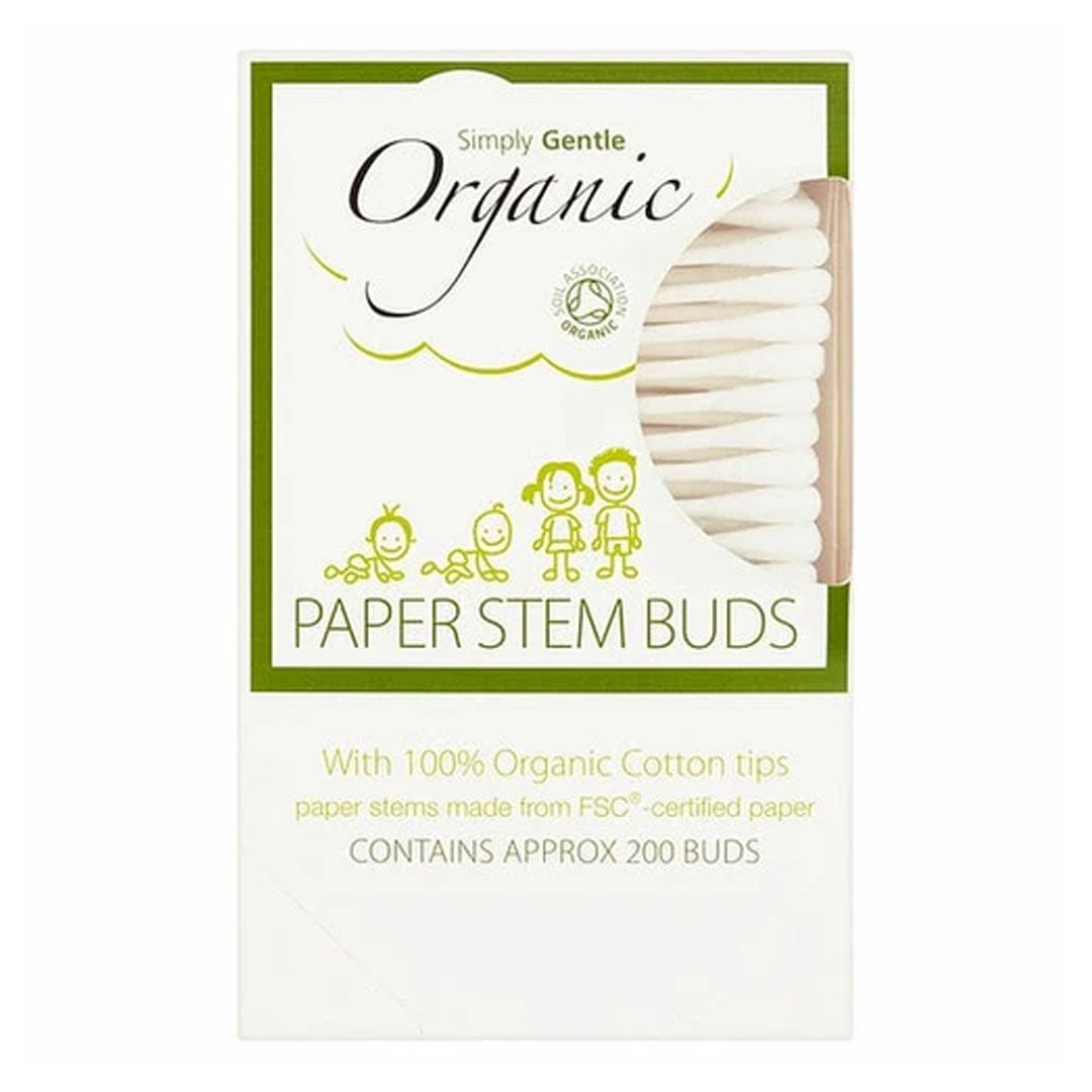 Simply Gentle Paper Stem Cotton Buds 200s