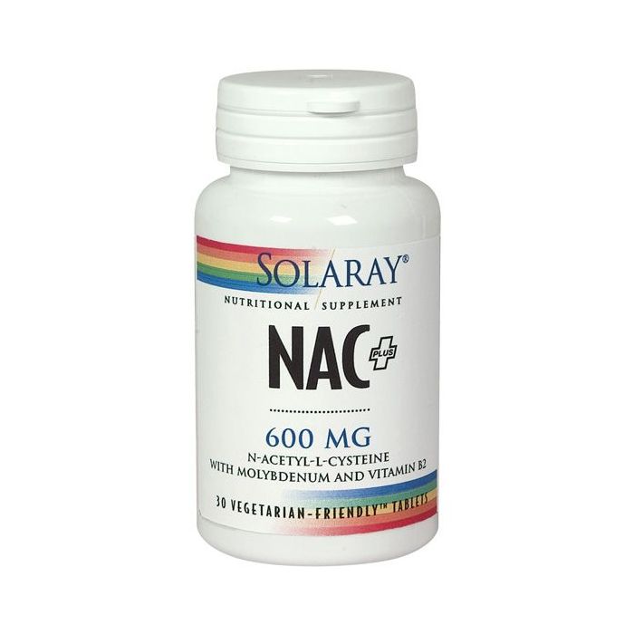 Solaray NAC Plus 600mg 30 Tablets