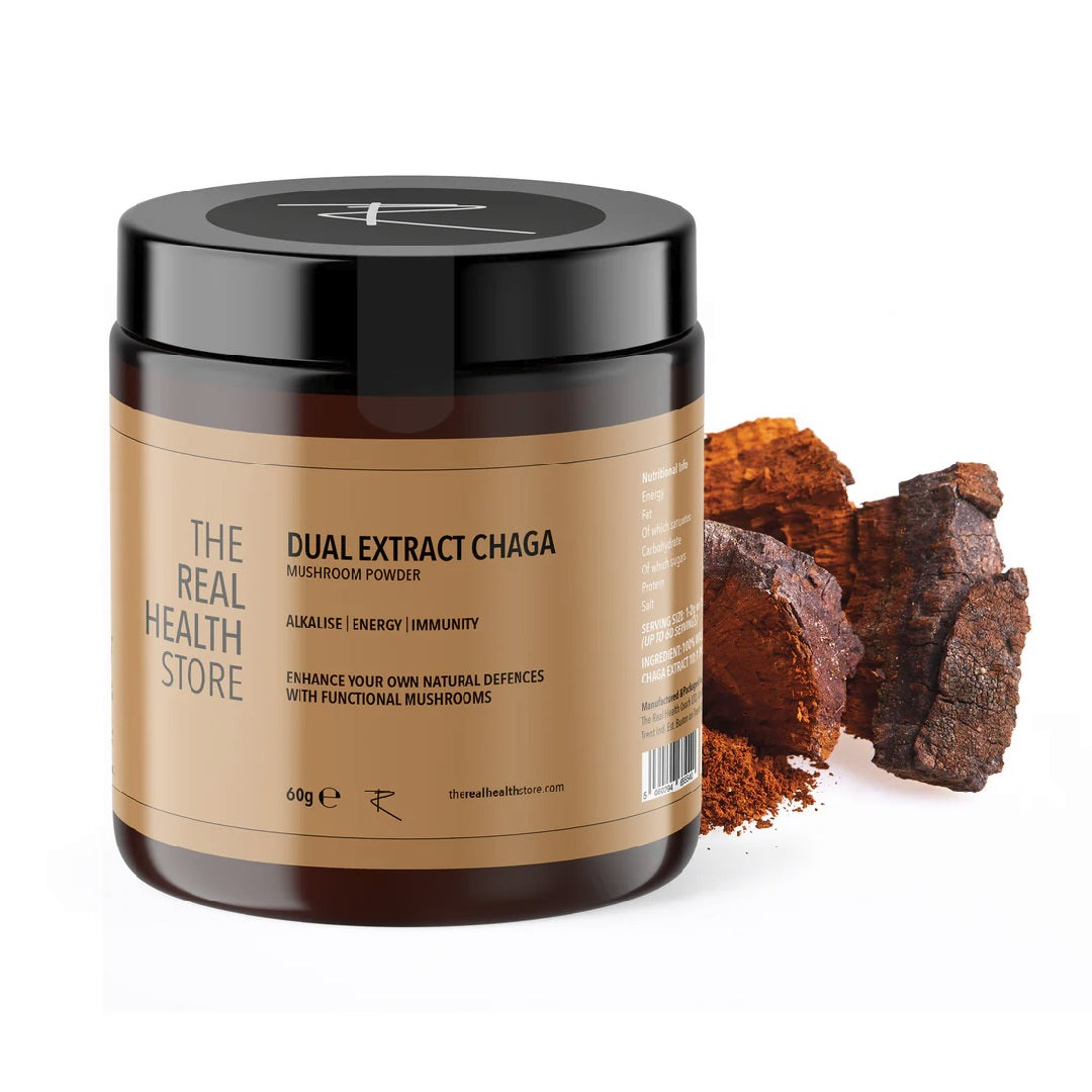 The Real Health Coach Dual Extract Chaga Powder 60g