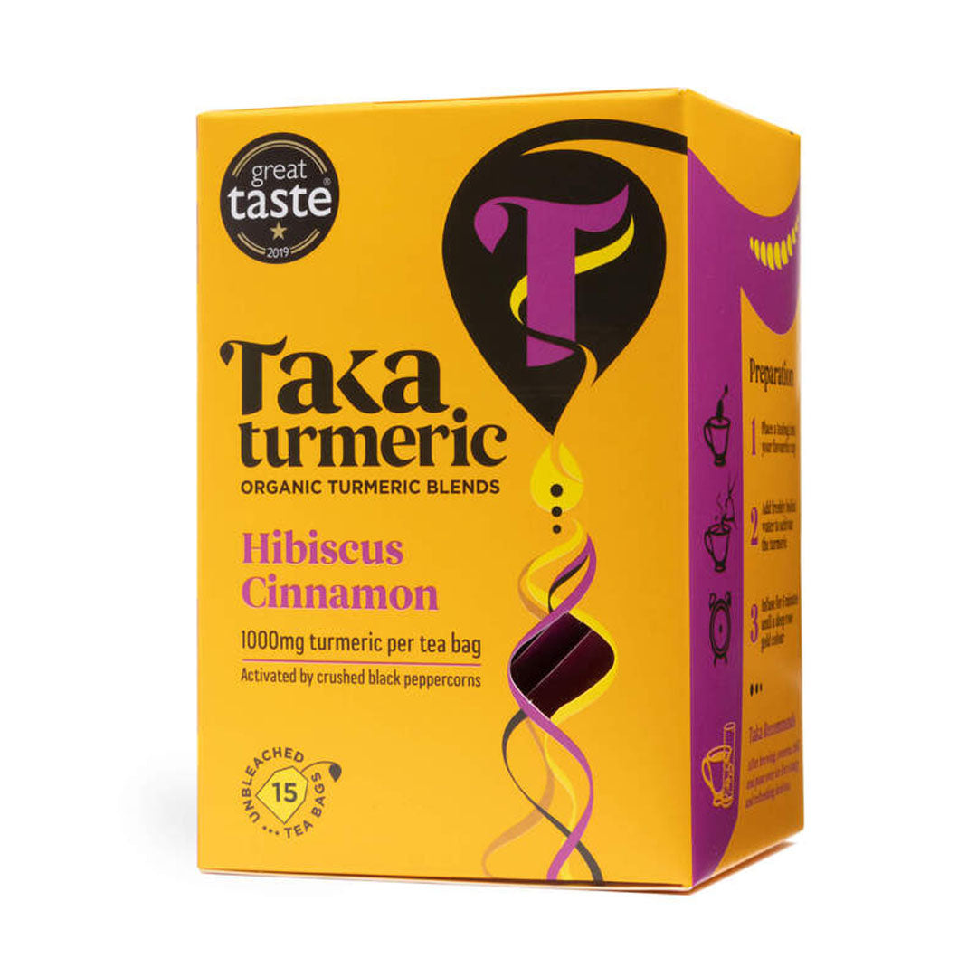 Taka Turmeric Hibiscus Cinnamon Tea 15 Bags