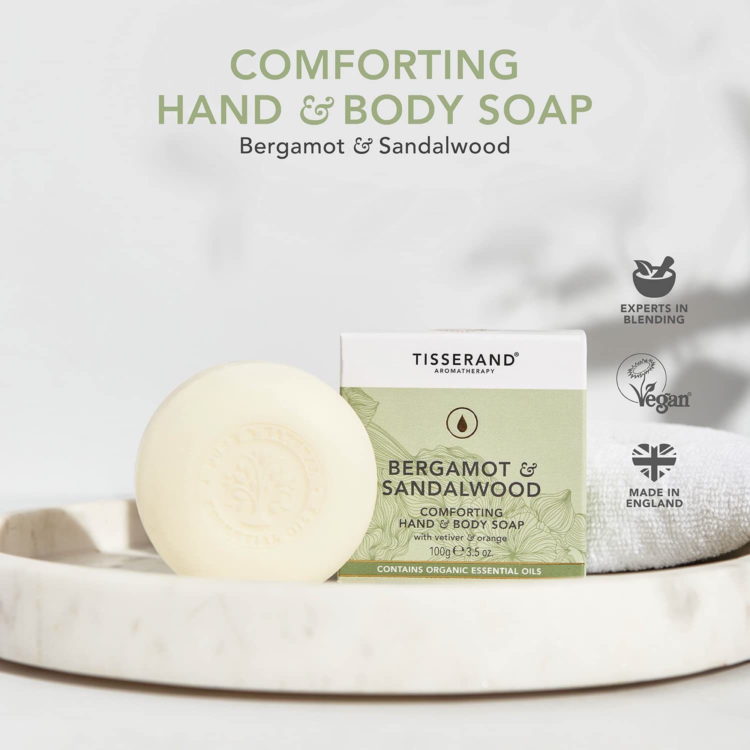 Tisserand Bergamot & Sandalwood Hand & Body Soap