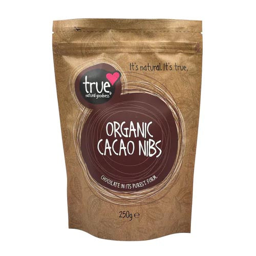 True Natural Organic Cacao Nibs 250g