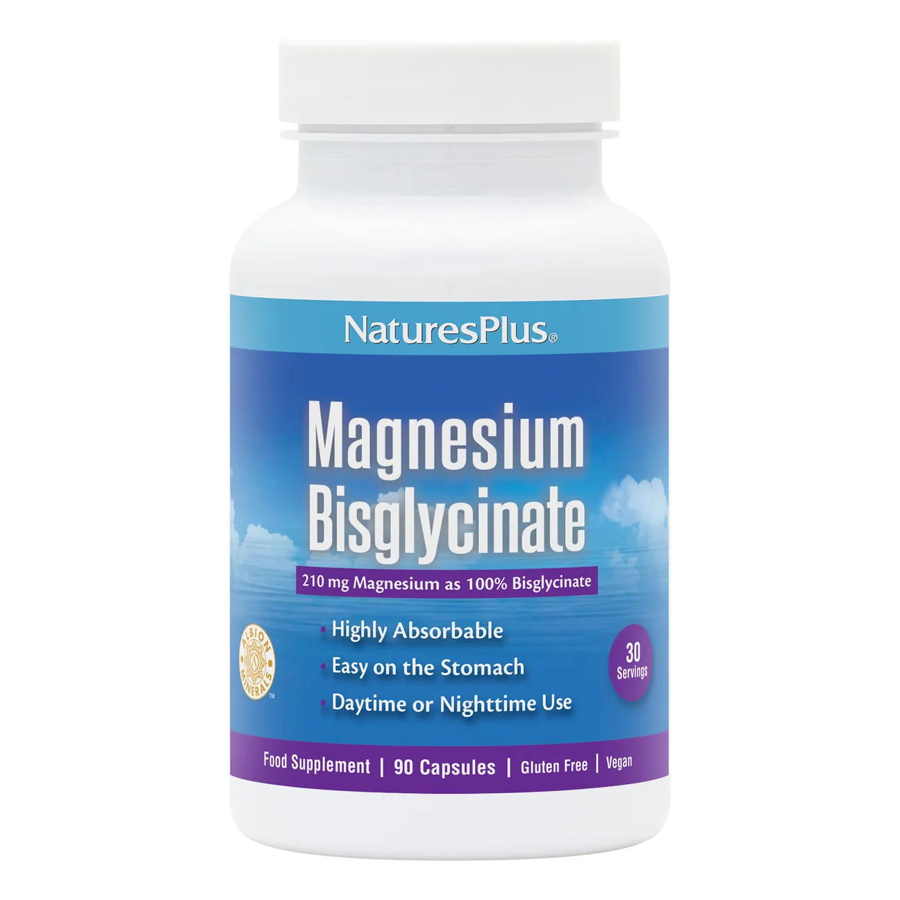 Nature's Plus Magnesium Bisglycinate 90 Capsules