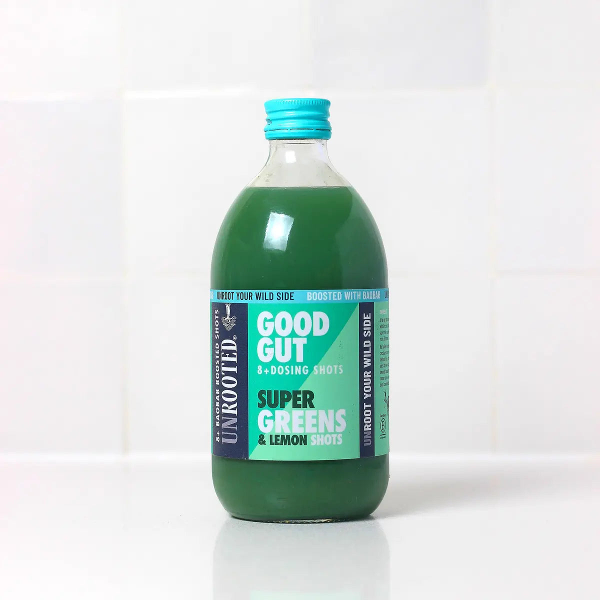 Unrooted Super Greens & Lemon Shots 500Ml