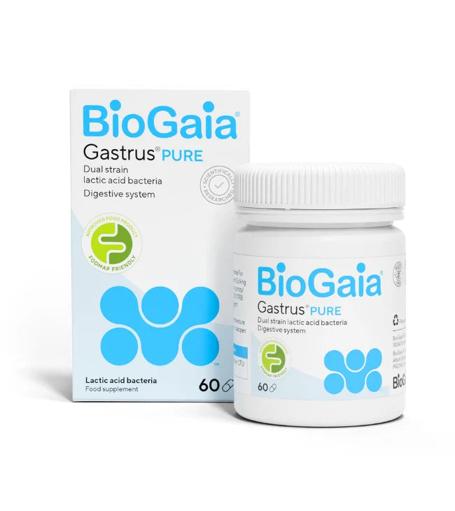BioGaia Gastrus Lactic Acid Bacteria Digestive System 60 Capsules