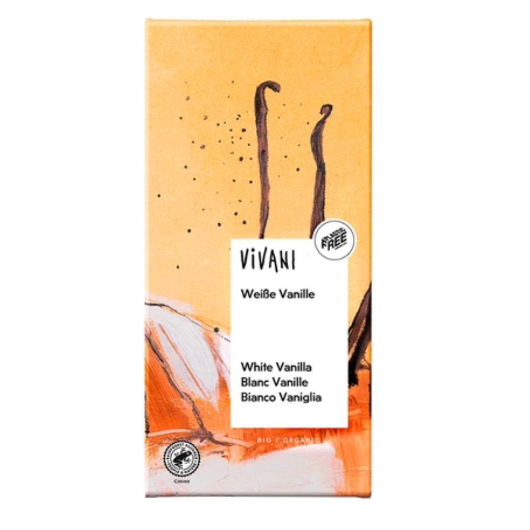 Vivani Organic White Chocolate with Vanilla 80g