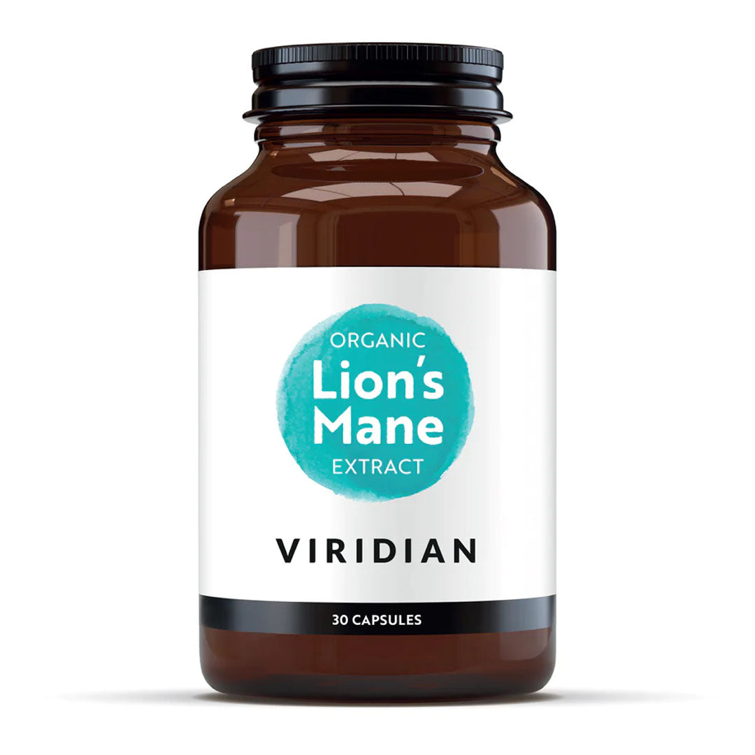 Viridian Organic Lion's Mane Extract 30 Capsules