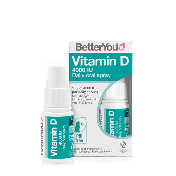 BetterYou Vitamin D 4000iu Oral Spray 15ml
