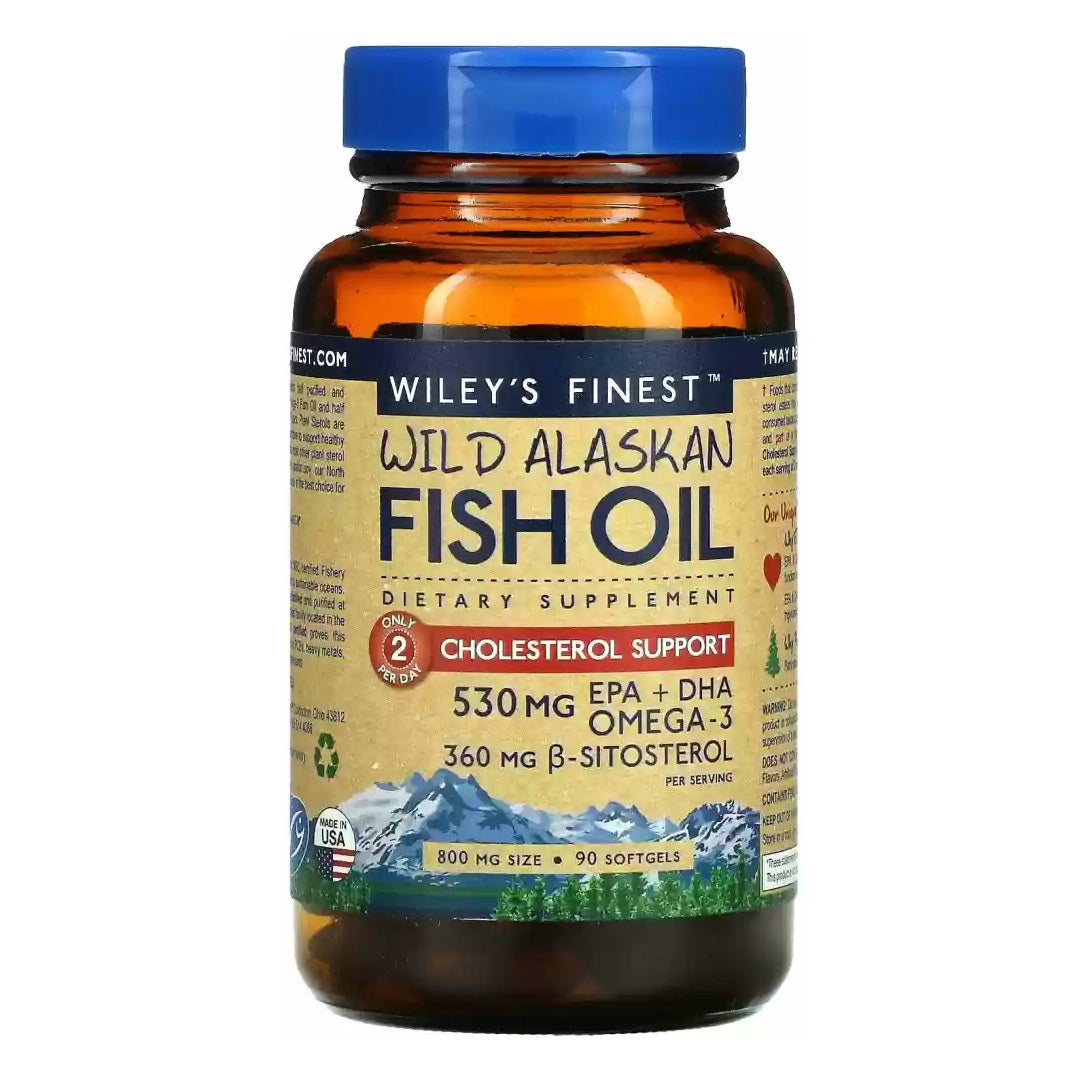 Wiley's Finest Cholesterol Support 90 Capsules