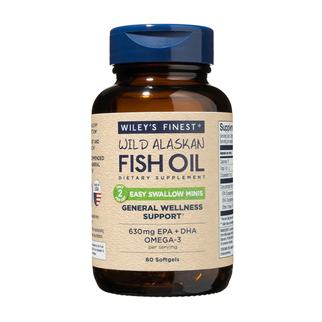 Wiley's Fish Oil Easy Swallow 60 Softgels