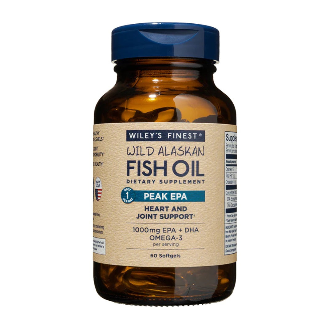 Wiley's Finest Fish Oil Peak EPA 60 Capsules