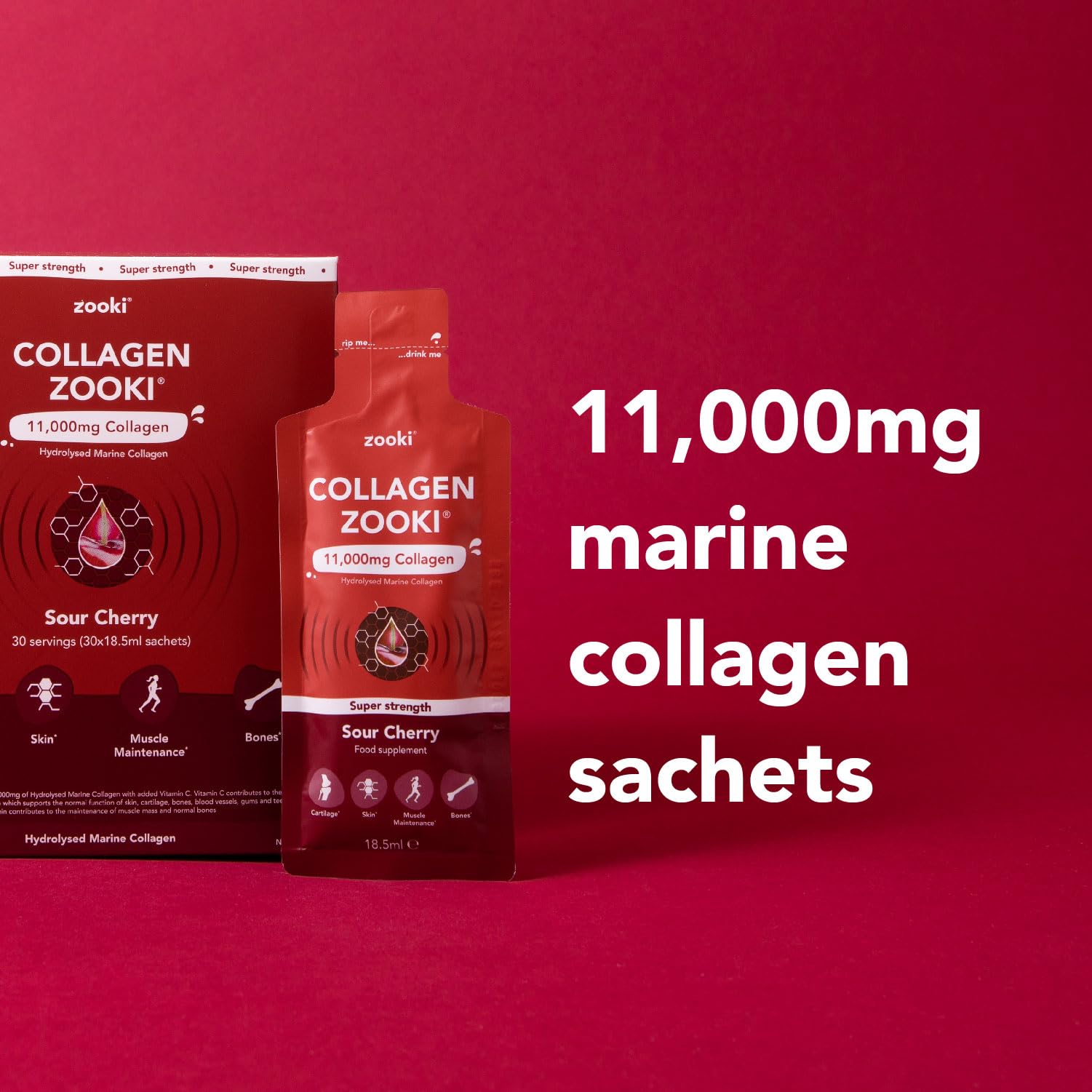 Zooki Collagen Sour Cherry 6 Month Bundle - Save €134.99!