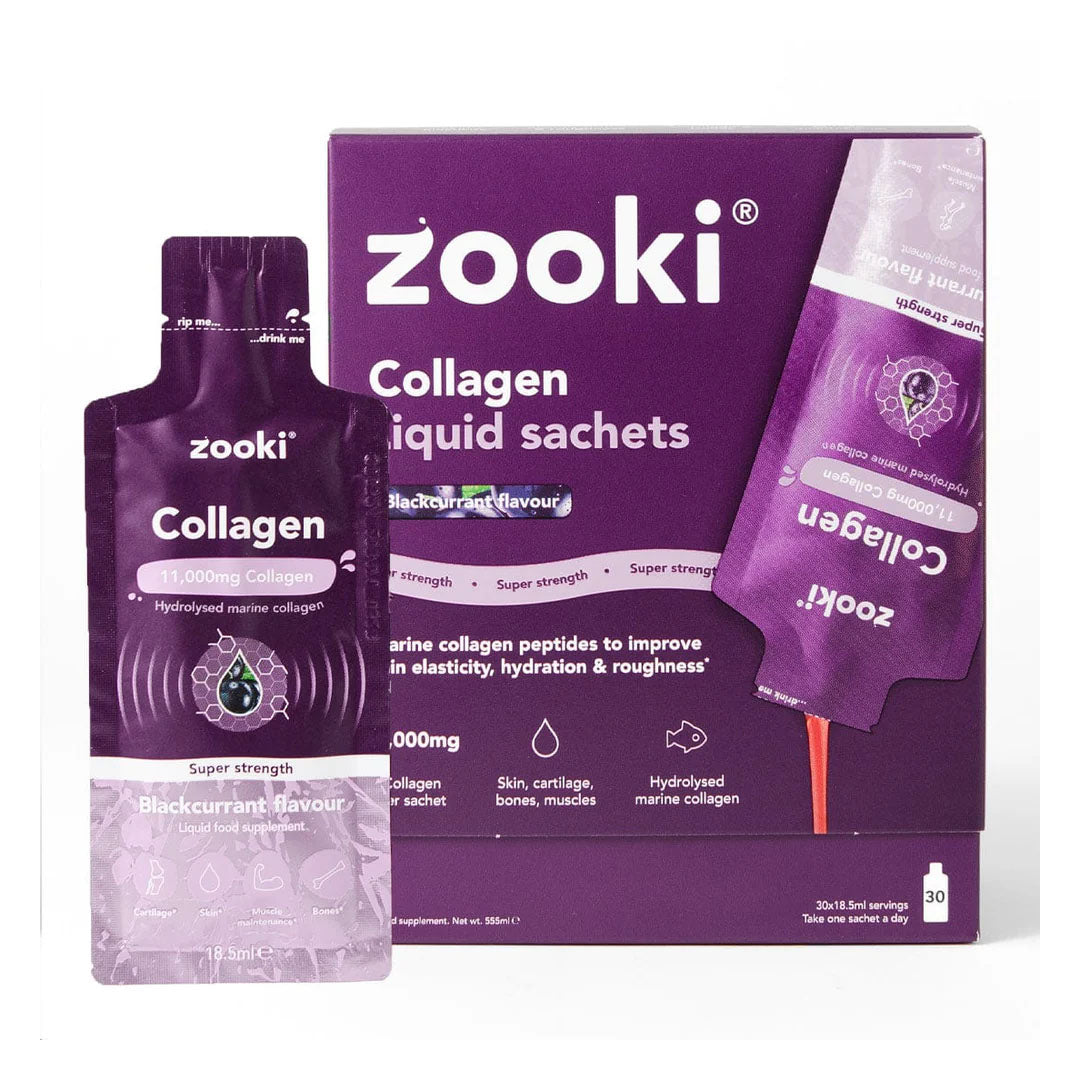 Zooki Collagen Super Strength Blackcurrant 30 Sachets