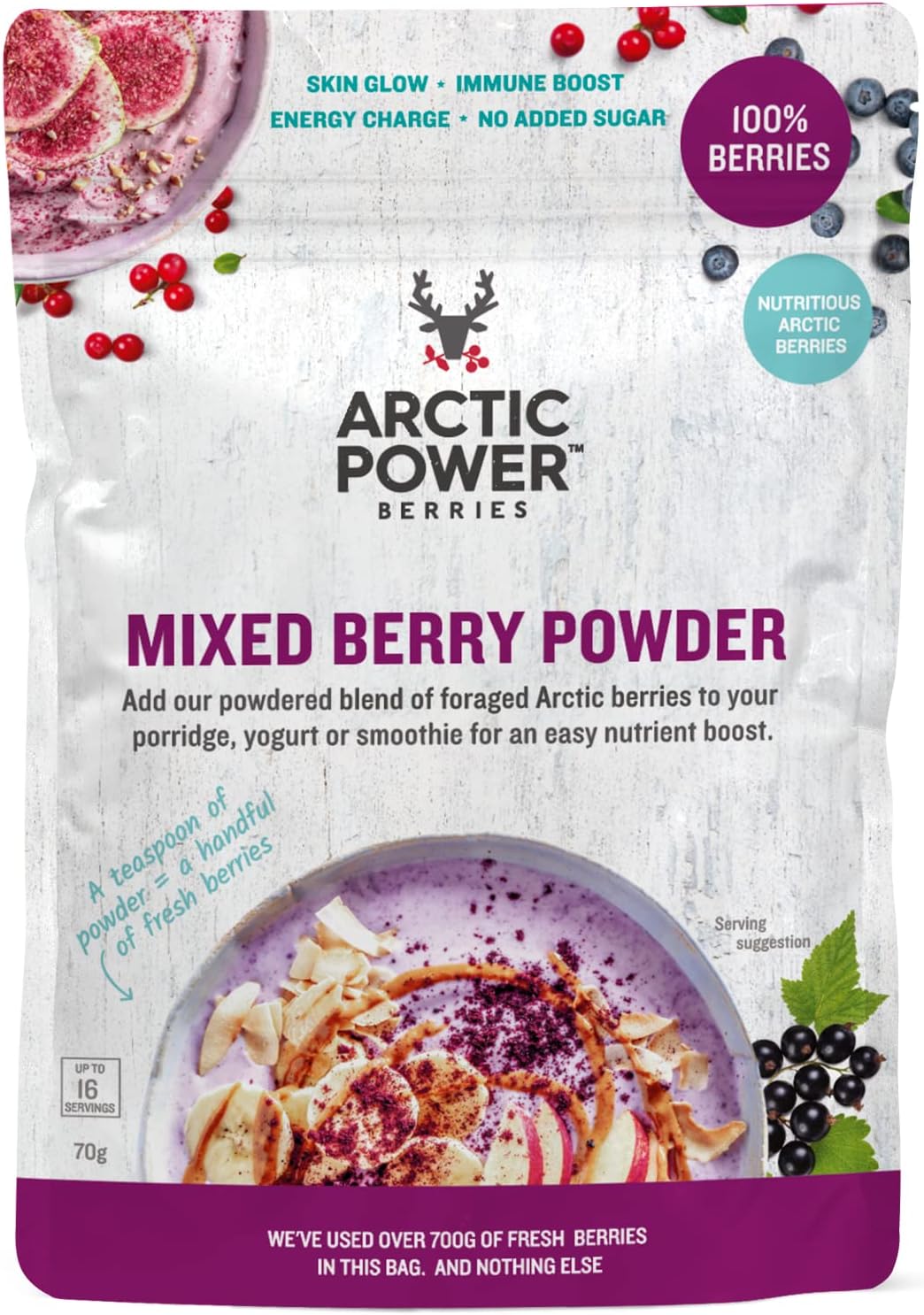 Arctic Power Mixed Berry Powder 70g