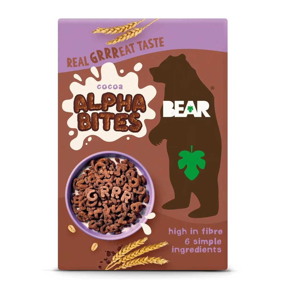 Bear Alphabites Multigrain Cocoa Cereal 375g