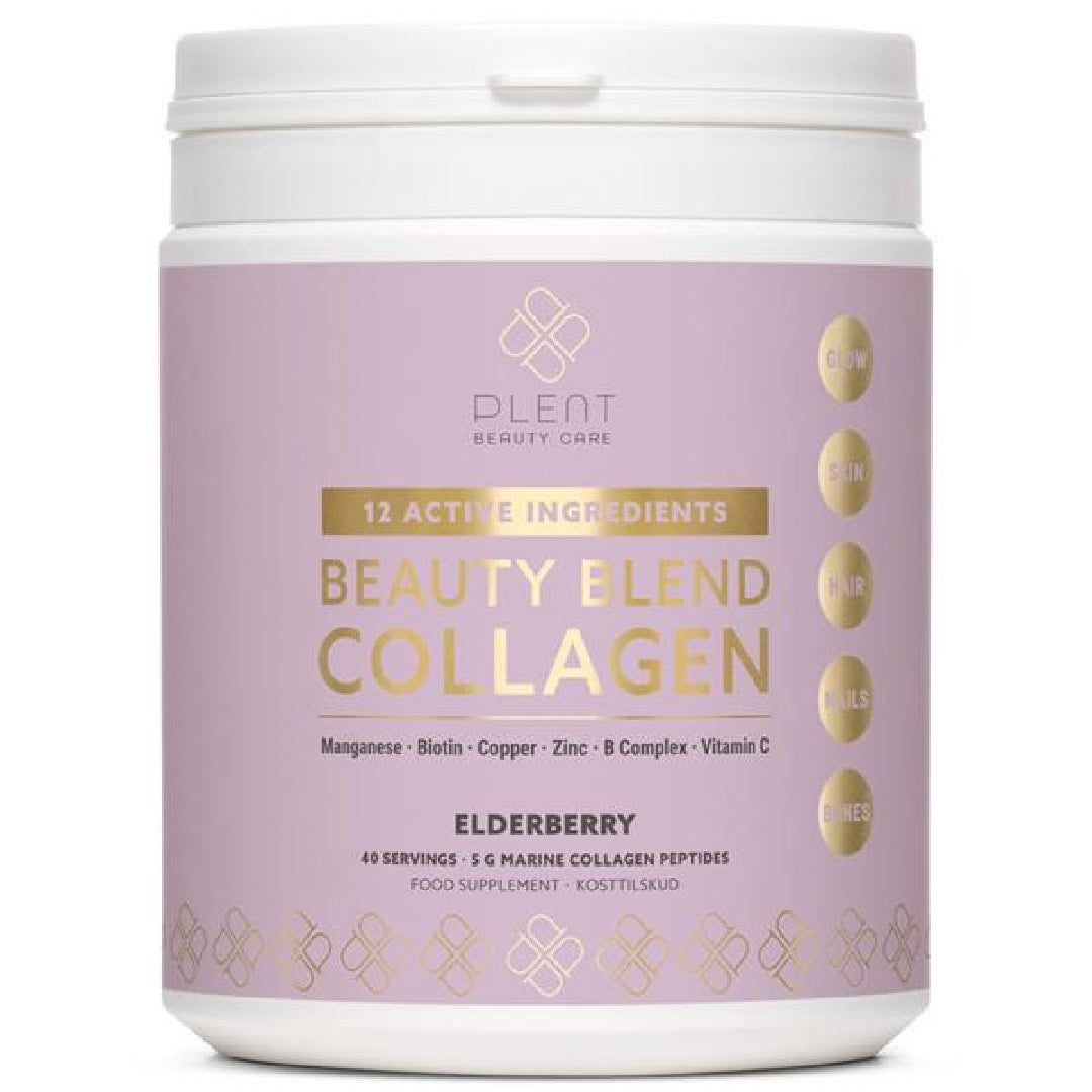 Plent Beauty Blend Collagen Elderberry 277g