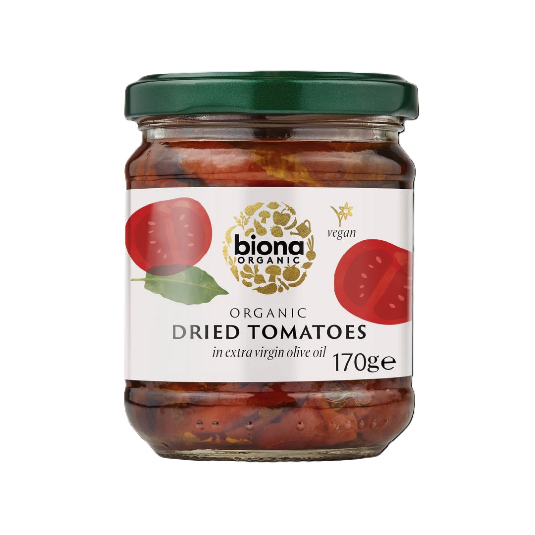 Biona Organic Dried Tomatoes in Extra Virgin Olive Oil 170g