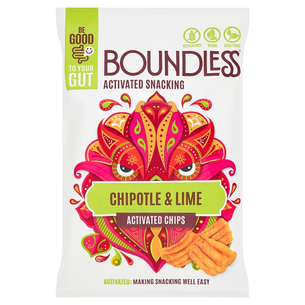 Boundless Chipotle & Lime Activated Chips 80g