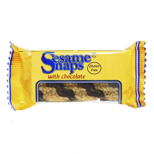 Sesame Snaps With Chocolate 30g