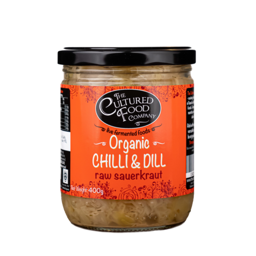 The Cultured Food Company Chilli & Dill Sauerkraut 400g