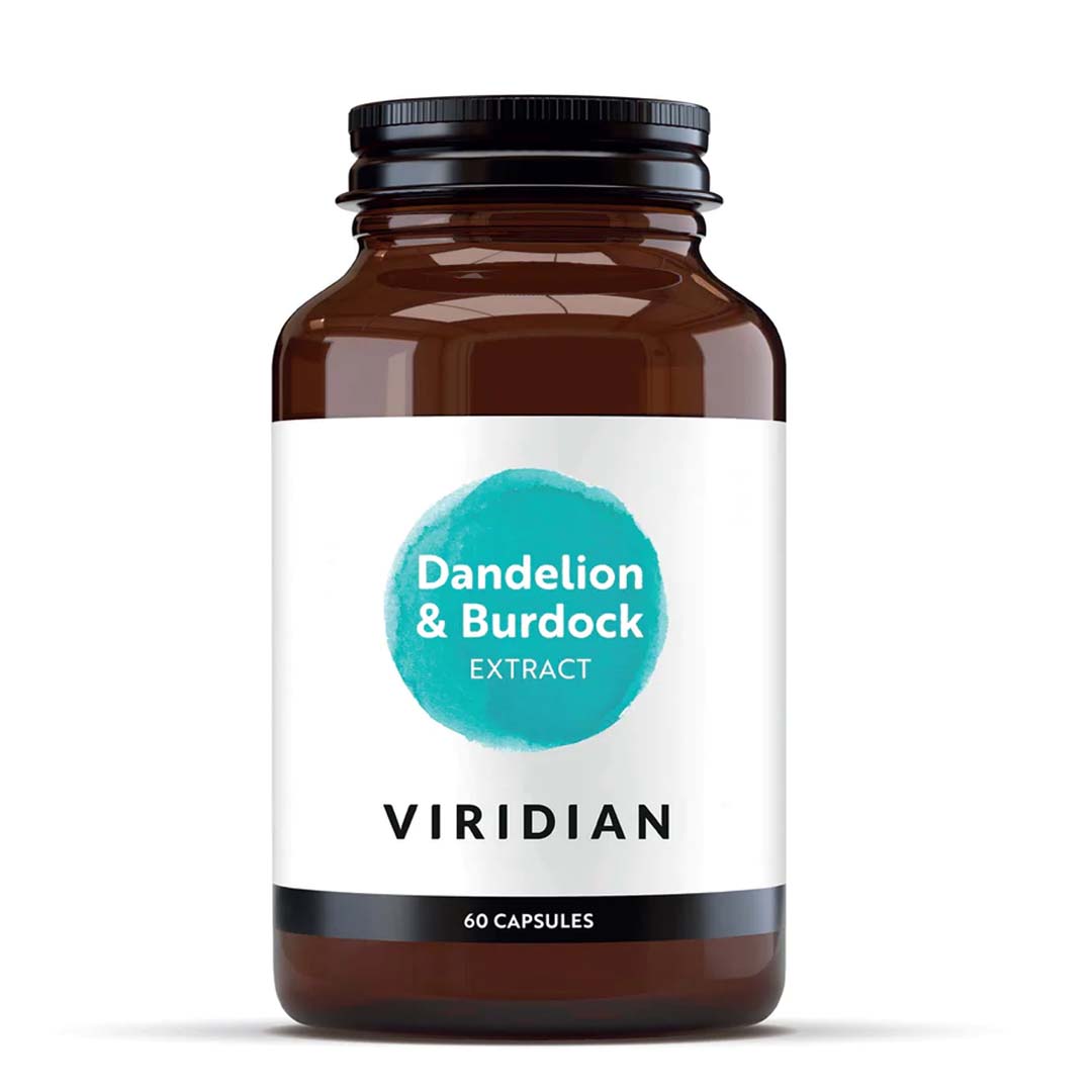 Viridian Dandelion with Burdock 60 Capsules
