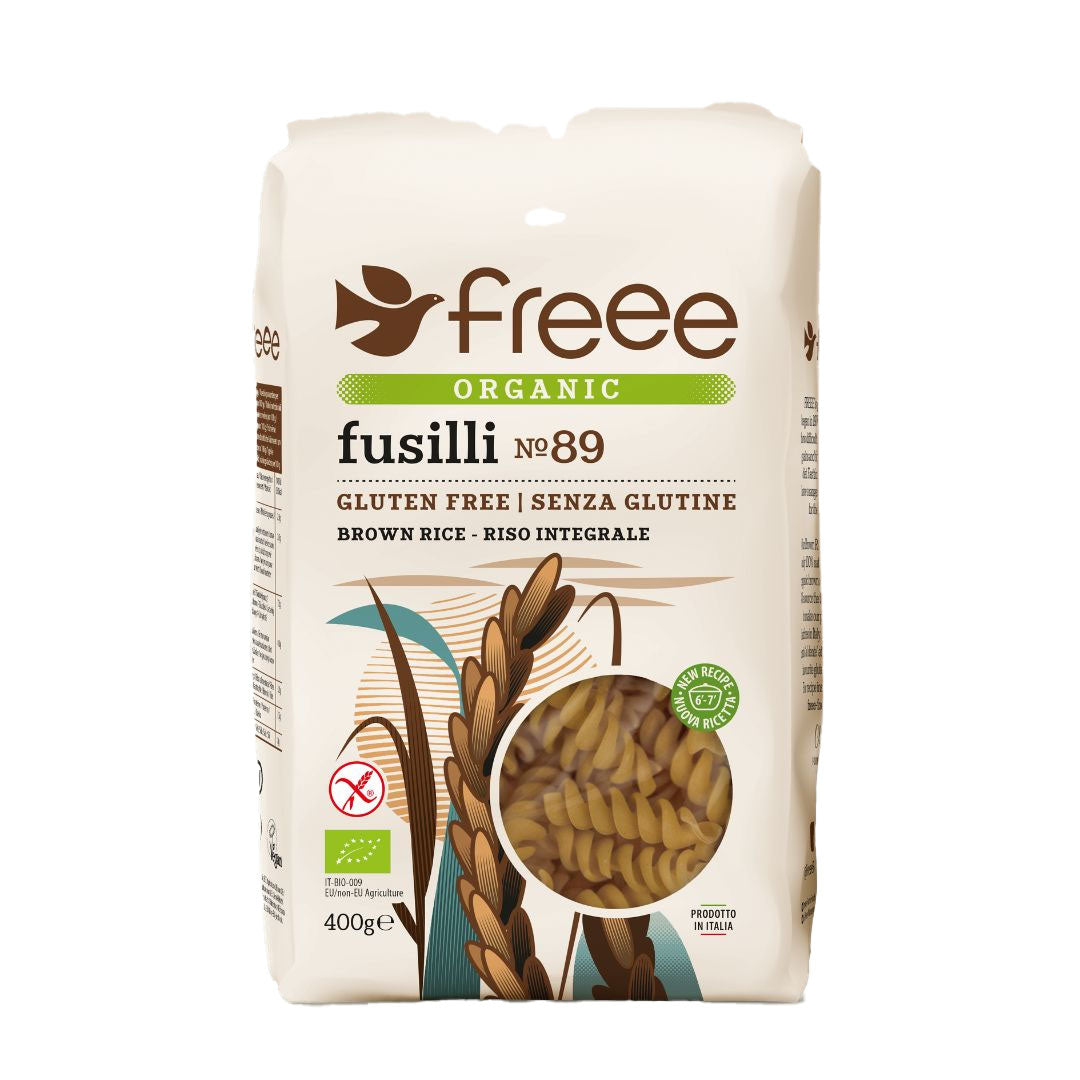 Doves Organic Brown Rice Pasta Fusilli 400g