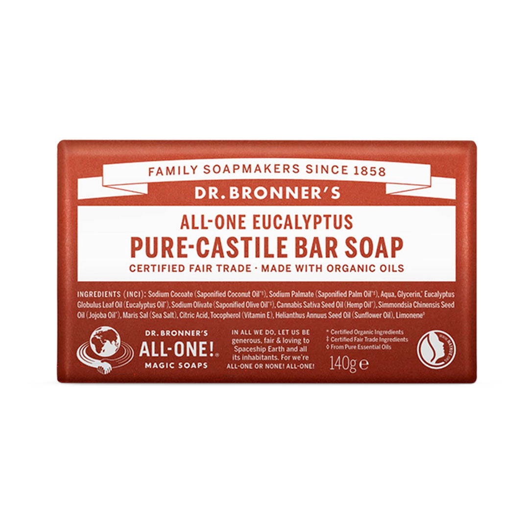 Dr Bronner Eucalyptus Soap Bar 140g