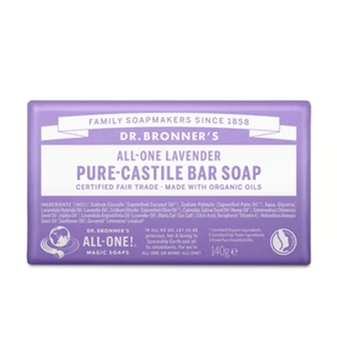 Dr Bronner Lavender Soap Bar 140g