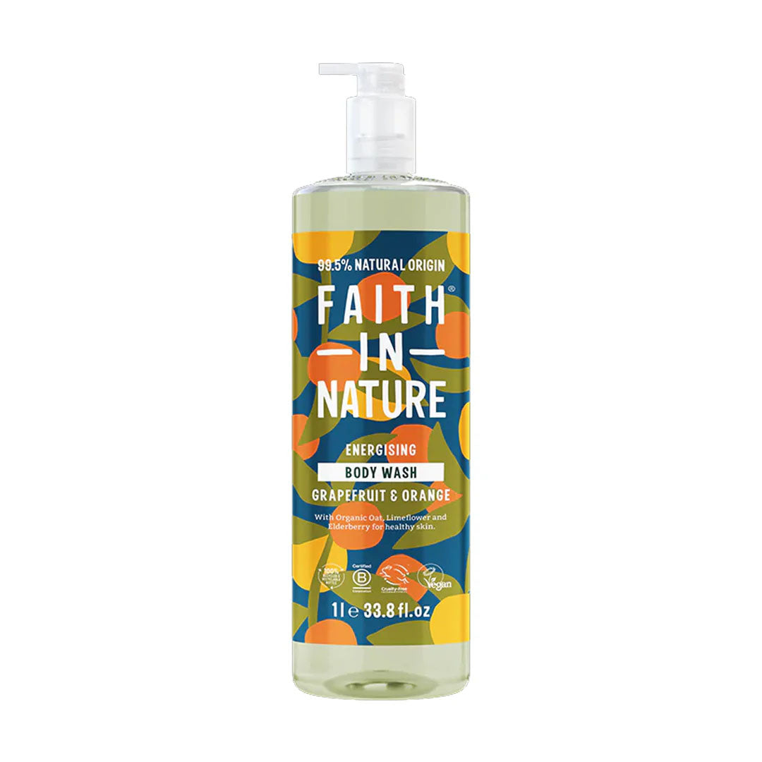Faith in Nature Orange & Grapefruit Body Wash 1 Litre | Half Price