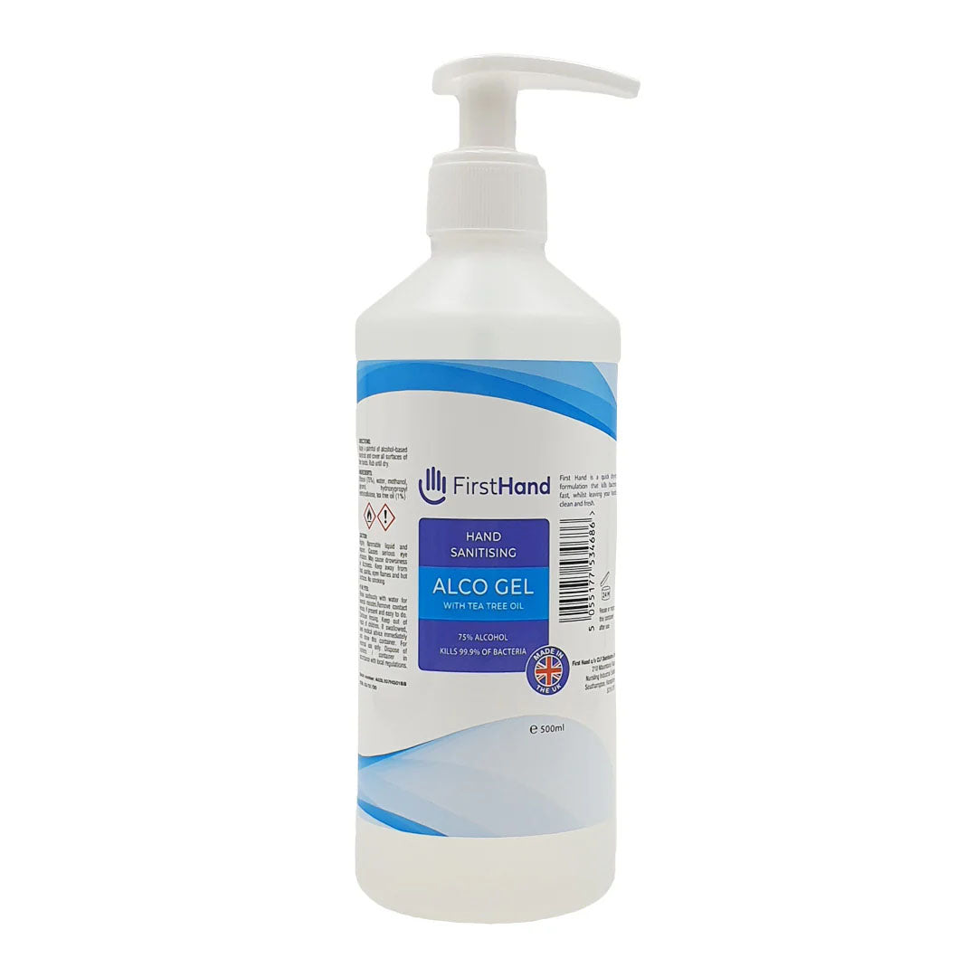 First Hand 75% Alcohol Gel With Tea Tree 500ml