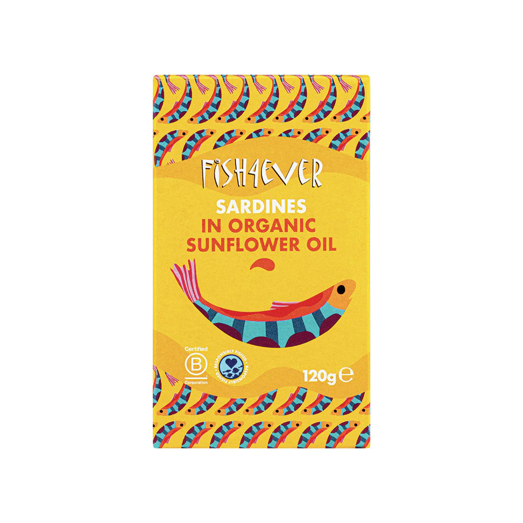 Fish 4 Ever Sardines in Sunflower Oil 120g
