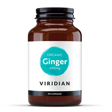 Viridian Organic Ginger 400mg 90 Capsules