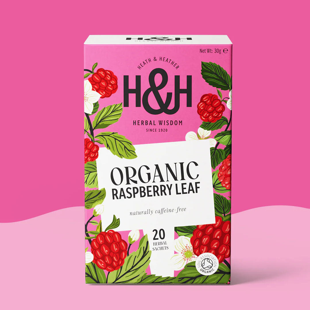Heath & Heather Organic Raspberry Leaf Tea 20 Bags