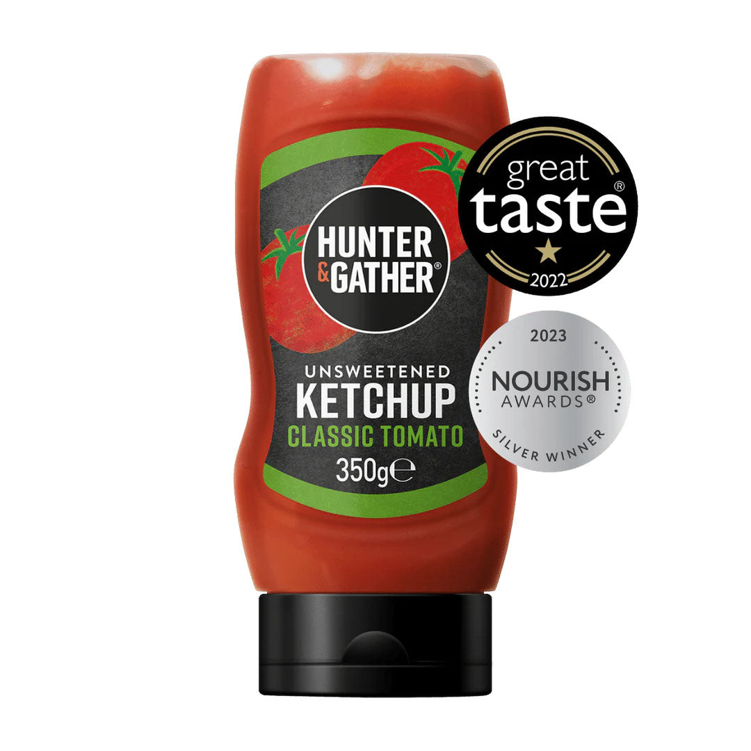 Hunter & Gather Unsweetened Tomato Ketchup 350g