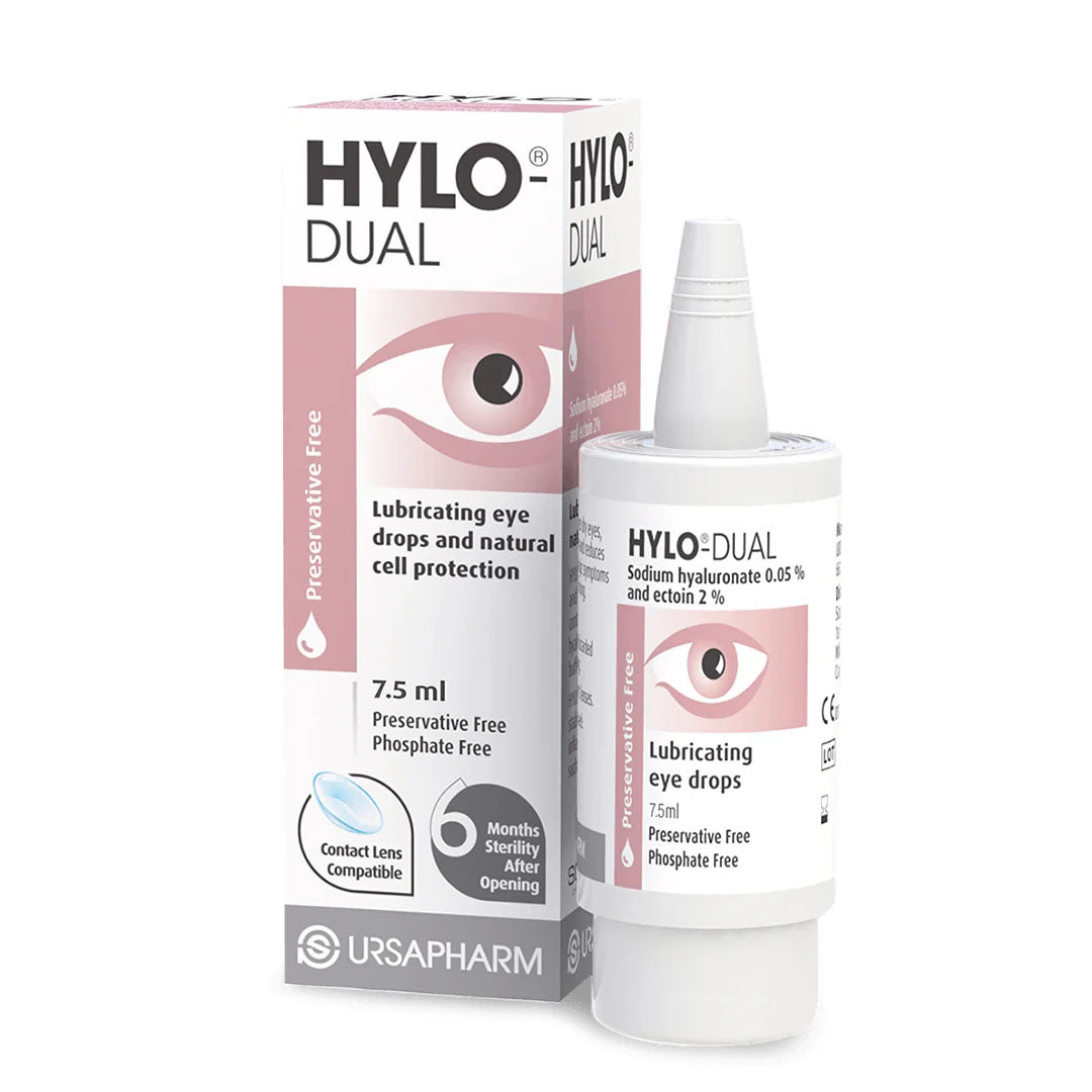 Hylo-Dual Lubricating Eye Drops 7.5ml