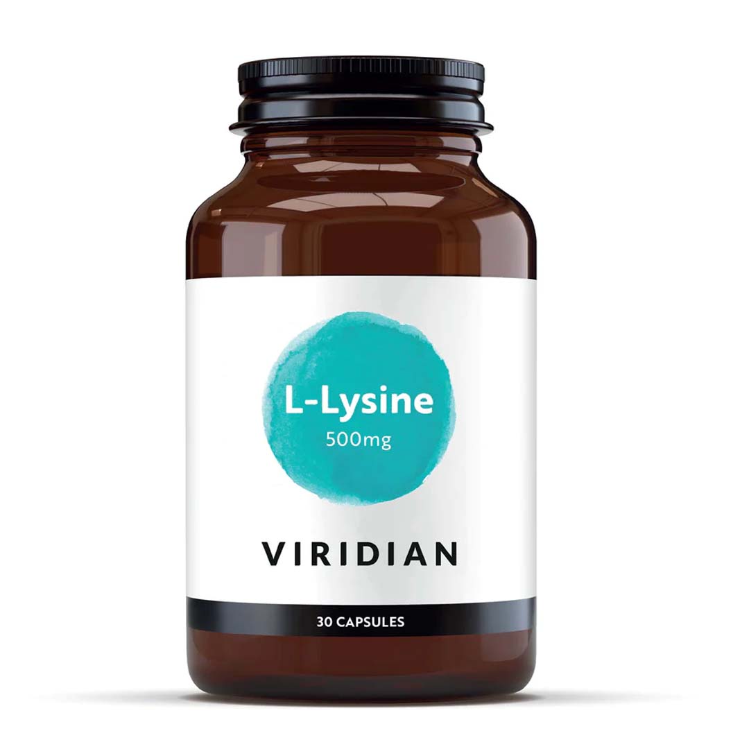 Viridian L-Lysine 500mg 30 Capsules