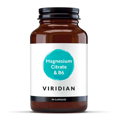 Viridian Magnesium Citrate with B6 90 Capsules