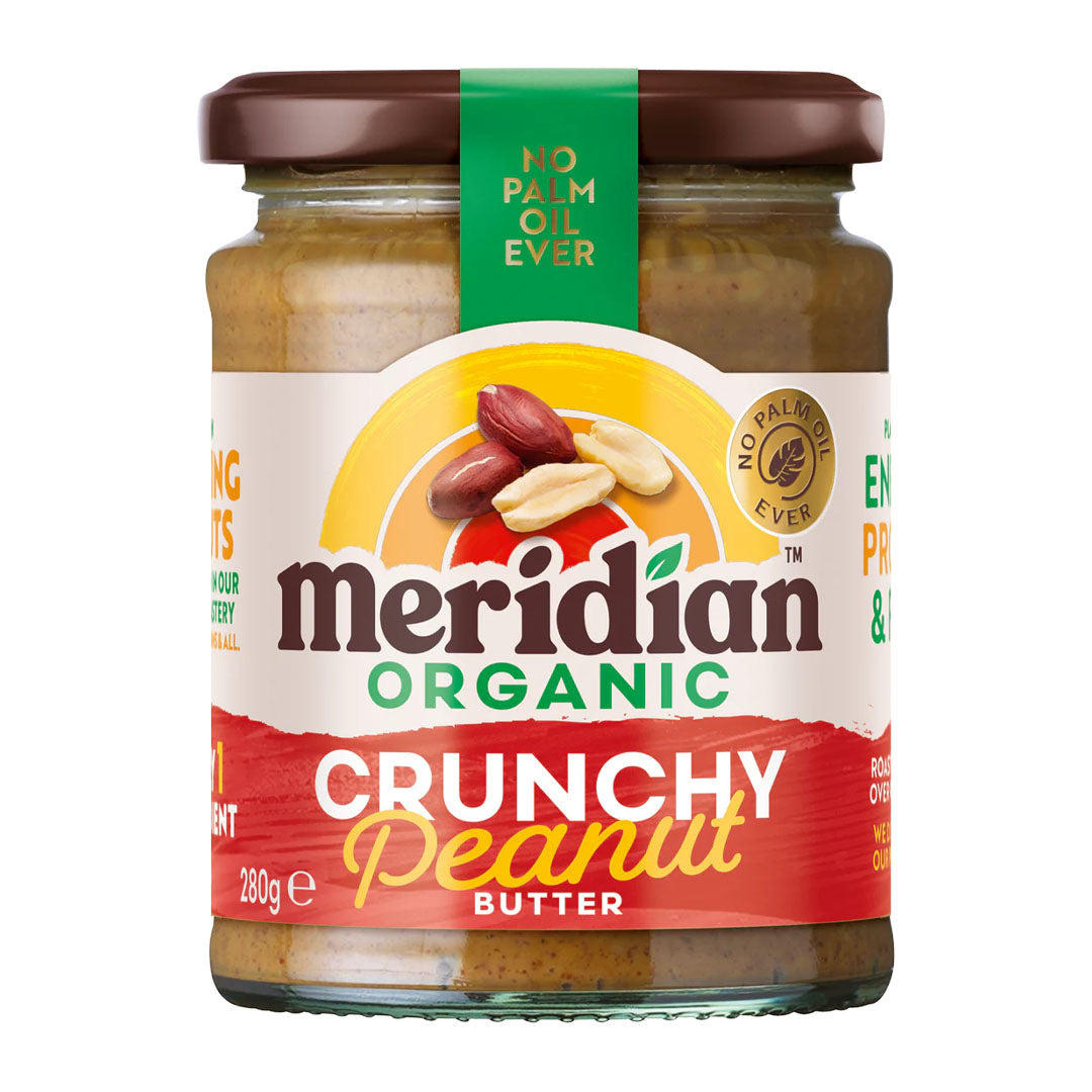 Meridian Organic Crunchy Peanut Butter 280g