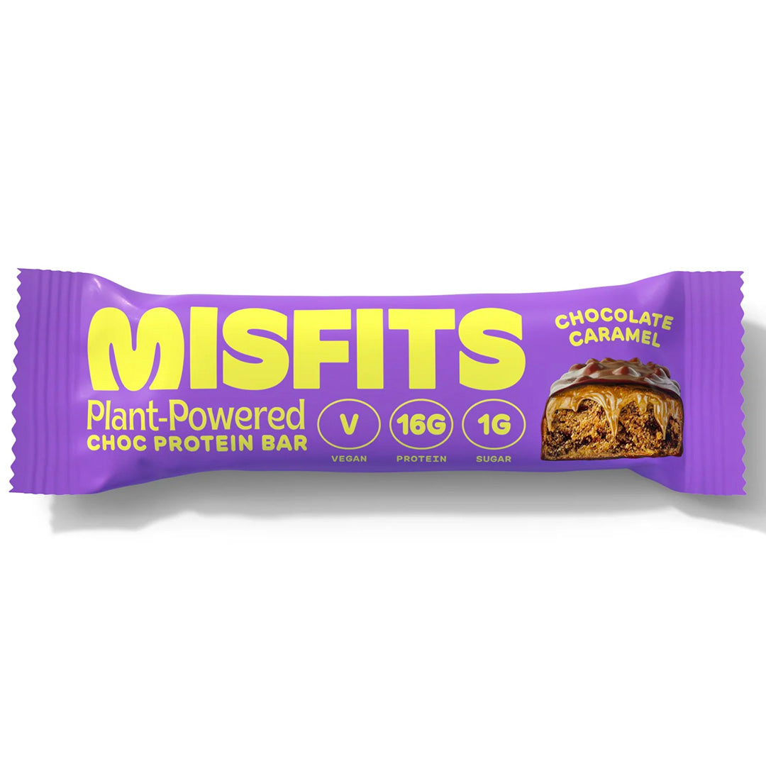 Misfits Chocolate Caramel Protein Bar 45g
