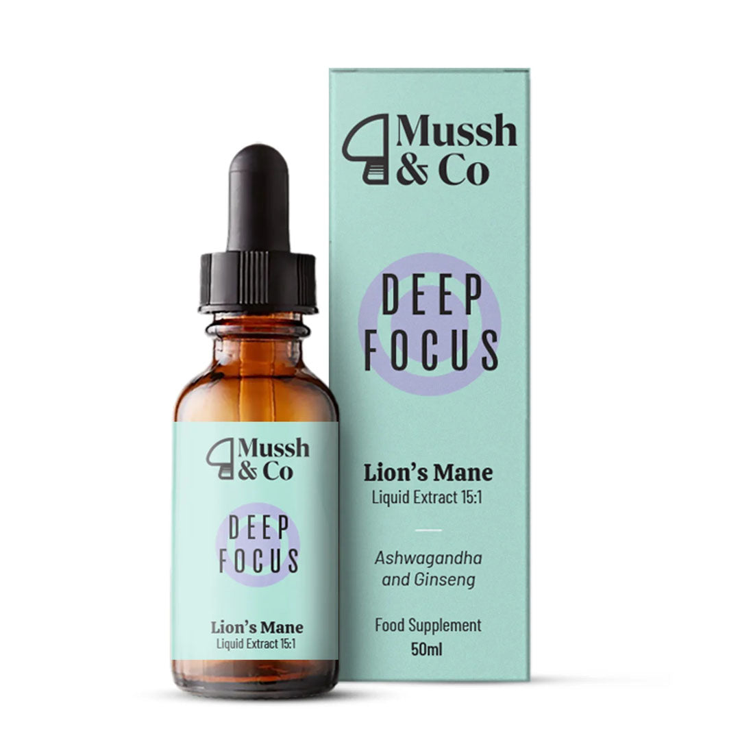 Mussh & Co Lion’s Mane Deep Focus Drops 50ml