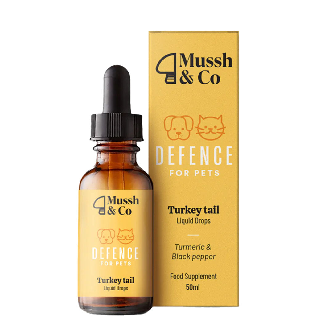 Mussh & Co Defence For Pets Turkey Tail Drops 50ml