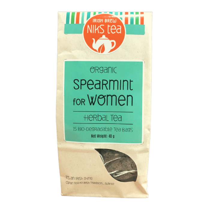 Nik's Organic Spearmint Tea 15 Bags