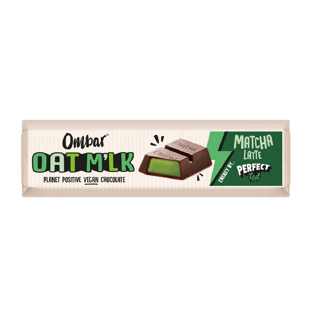 Ombar Oat M'lk Chocolate Matcha Latte Bar 42g